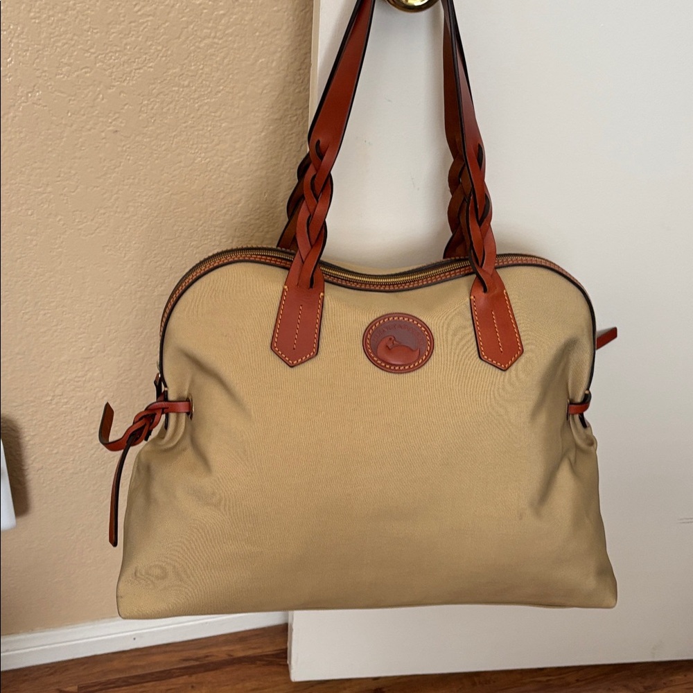 Dooney & Bourke Beige and Brown Tote
